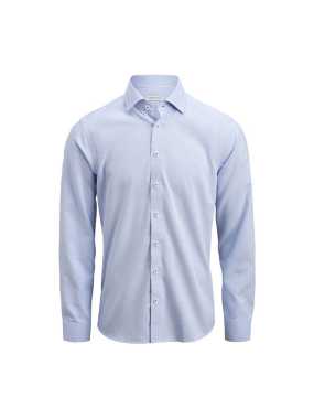 Pánska košeľa (James Harvest YELLOW BOW 55 SLIM) > modrá (sky) / biela > 2XL