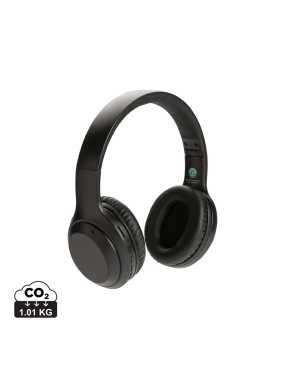 Slúchadlá z RCS recyklovaného plastu > čierna