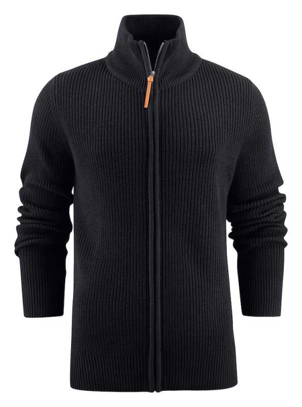 Pánsky sveter (James Harvest BROCKWAY CARDIGAN) > čierna > M