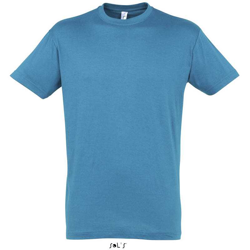 Tričko (SOLS REGENT UNISEX ROUND COLLAR T-SHIRT) > modrá (aqua) > 2XL