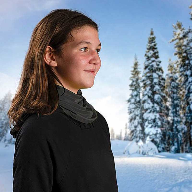 Multifunkčná športová šatka typu bandana "SCHWARZWOLF" > čierna