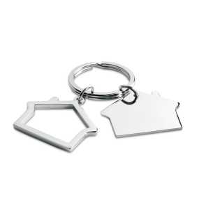 Kovový prívesok na kľúče > strieborná(shiny)