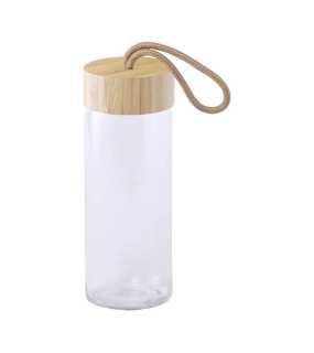 Sklenená flaša > transparentná biela