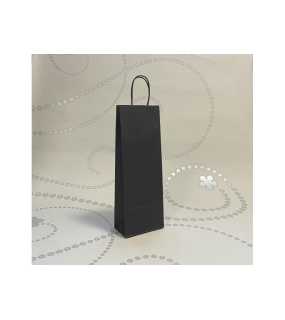 Papierová taška (STYLE LINE) > čierna > 14x8x39 cm