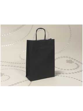 Papierová taška (STYLE LINE) > čierna > 26x12x35 cm