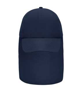 6 panelová šiltovka (MB 6 Panel Cap with Neck Guard)>modrá (navy)