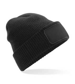 Unisex čiapka (Beechfield Thinsulate Patch Beanie) > čierna