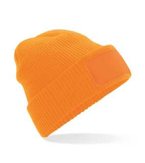 Unisex čiapka (Beechfield Thinsulate Patch Beanie) > oranžová (fluorescent)