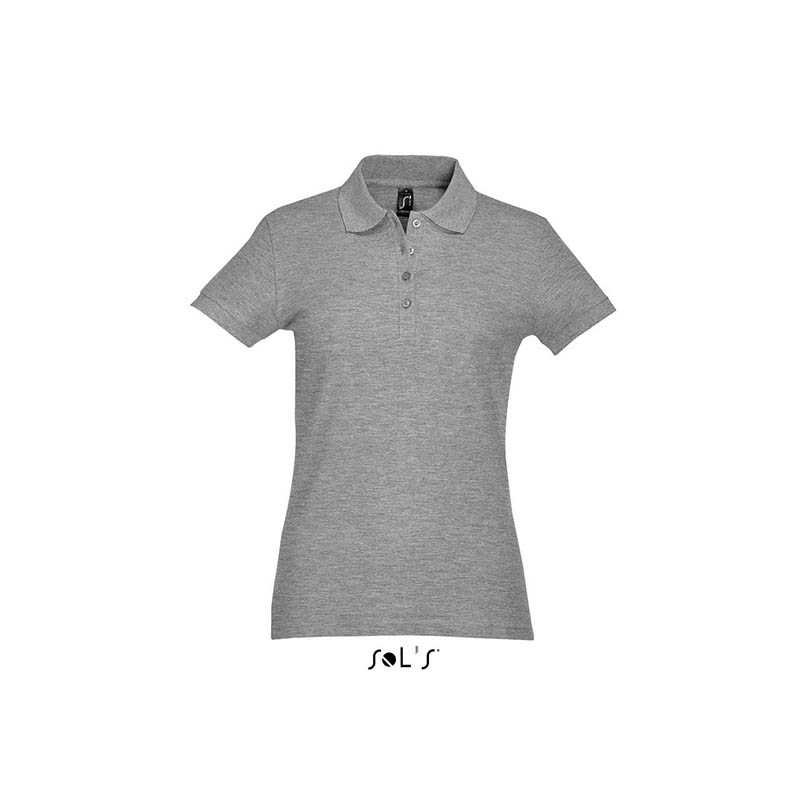 Dámska polokošeľa (SOLS WOMENS SHORT-SLEEVED POLO SHIRT) > šedá (melange) > 2XL