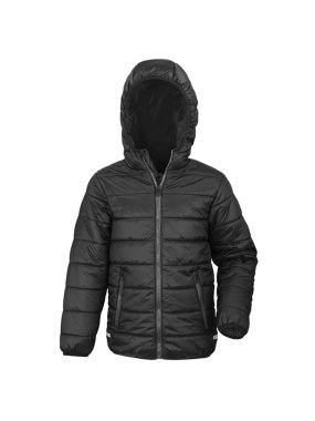Detská bunda(RESULT JUNIOR PADDED JACKET) > čierna > XL