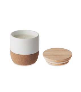 Sviečka z rastlinného vosku > biela