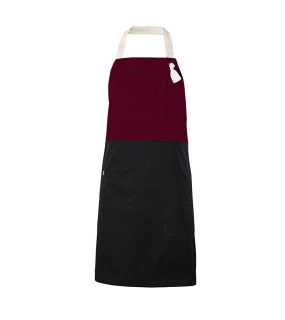 Zástera (VELILLA TWO-TONE BIB APRON) > fialová (maroon)