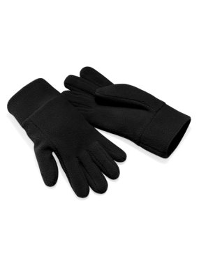Unisex rukavice (Beechfield Suprafleece Alpine Gloves) > čierna > S