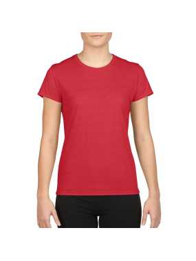 Dámske tričko (GILDAN ADULT WOMENS PERFORMACE T-SHIRT) > červená > M