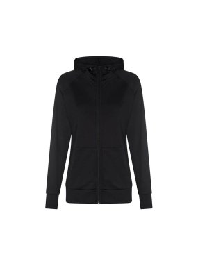 Dámska mikina (Just Cool WOMEN'S COOL CONTRAST ZOODIE) > čierna (jet) > S