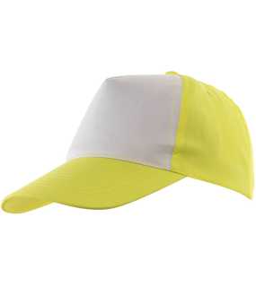 5 panelová šiltovka > žltá