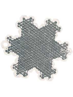 Reflexný prívesok  (MBW Reflector snow crystal) > biela