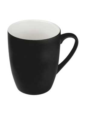 Hrnček s gumeným povrchom > čierna