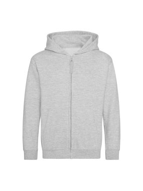 Detská mikina (Just Hoods KIDS ZOODIE) > šedá (heather) > 5/6