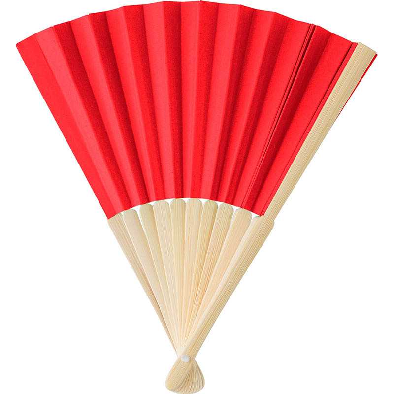 Bambusový vejár > červená