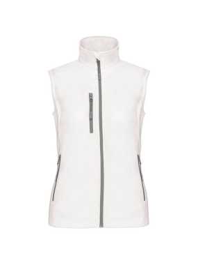 Dámska softshell vesta (KARIBAN LADIES SOFTSHELL BODYWARMER) > biela > 4XL