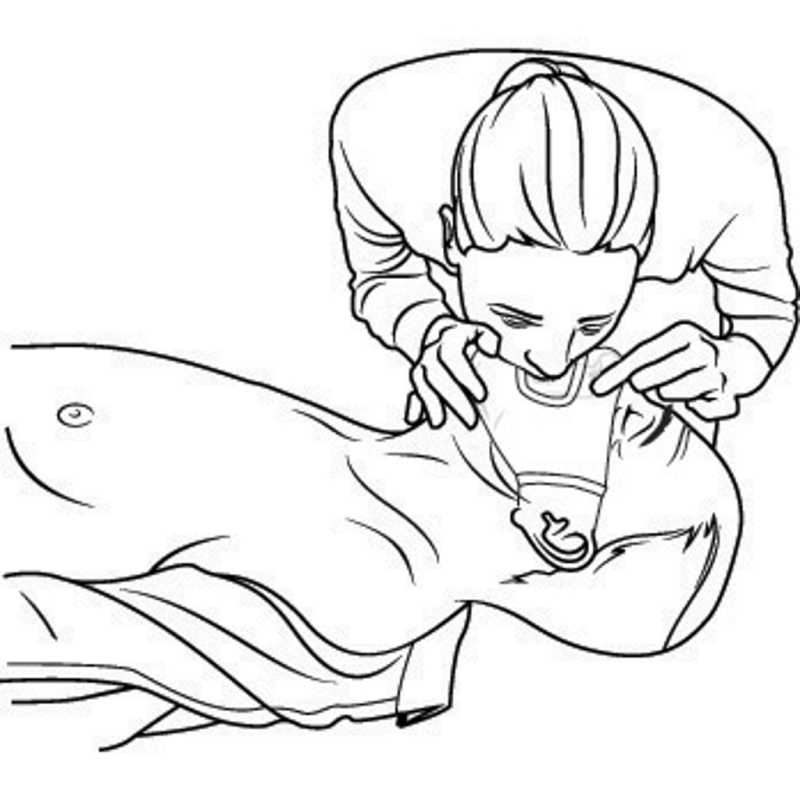 Kľúčenka / maska na umelé dýchanie > čierna