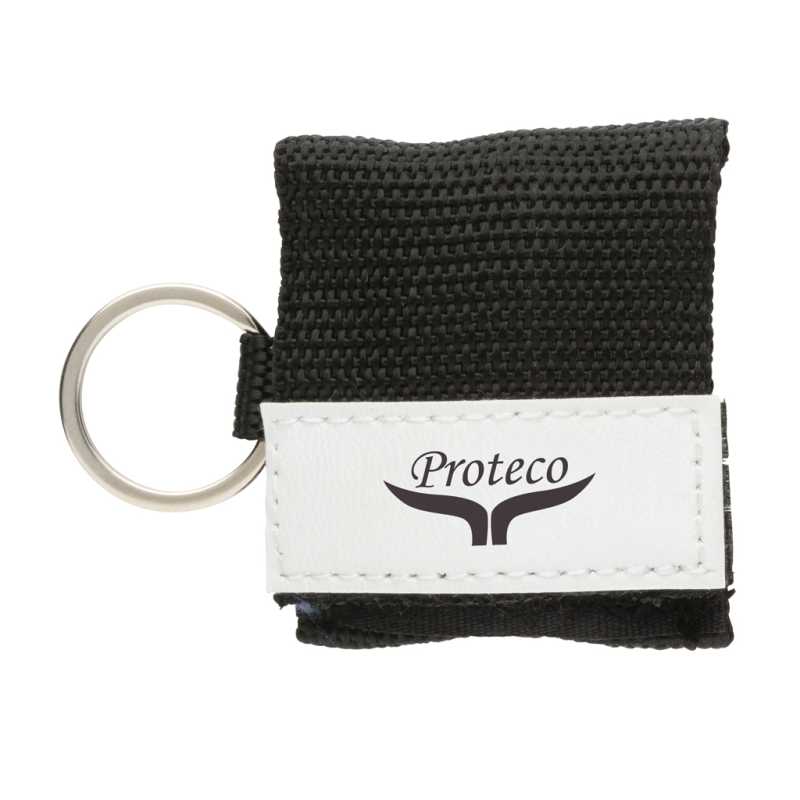 Kľúčenka / maska na umelé dýchanie > čierna