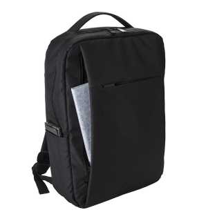 Ruksak na notebook z RPET > čierna