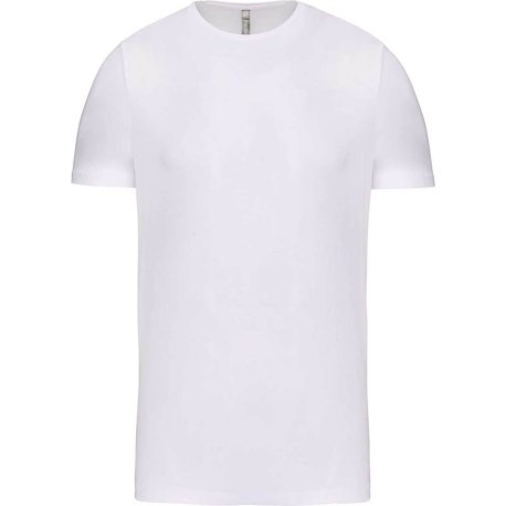 Pánske tričko (KARIBAN MEN'S SHORT-SLEEVED CREW NECK T-SHIRT) > biela > 3XL
