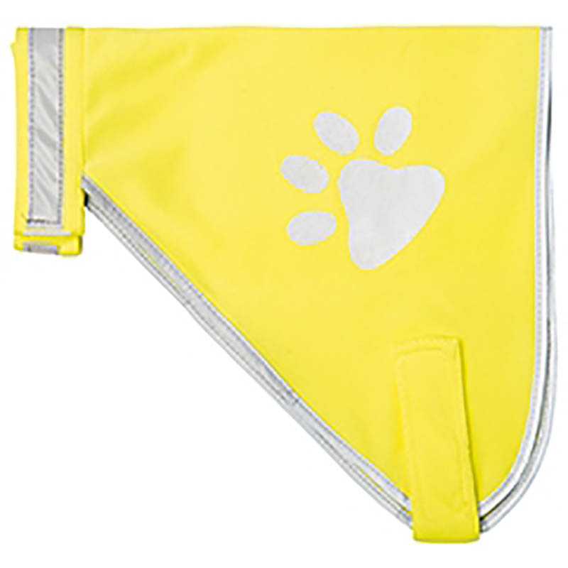 Reflexná vesta pre psa (MBW Dog safety vest) > zelená (lime) / žltá > S