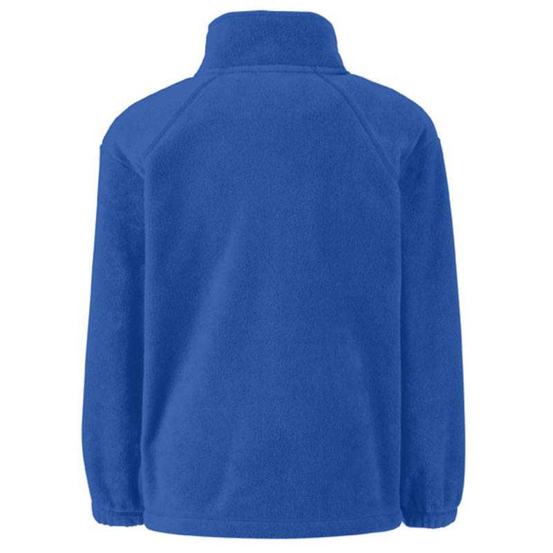 Detská fleece bunda (FRUIT OF THE LOOM Kids Outdoor Fleece ) > modrá (royal) > 3/4