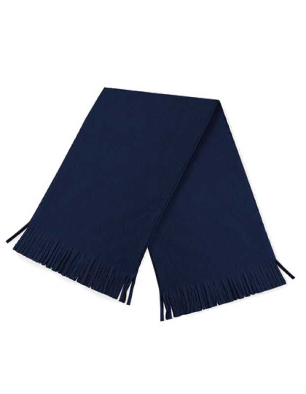 Unisex šál (Beechfield Suprafleece Dolomite Scarf) > modrá (french navy) > 150X25 CM