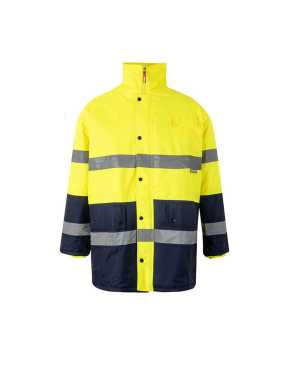 Pánska bunda (VELILLA HV TWO-TONE PARKA) > modrá (marine) / žltá (hi-vis) > XL