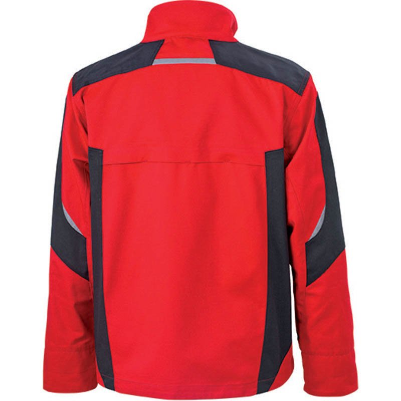 Pánska bunda (JN Workwear Jacket) > červená / čierna > S