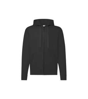 Pánska mikina (FRUIT OF THE LOOM Hooded Sweat Jacket ) > čierna > M