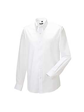Pánska košeľa(Long Sleeve Easy Care Oxford RUSSELL) > biela > S
