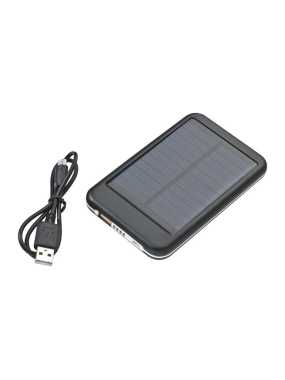 Solárna Power Bank-nabíjačka (4000 mAh) > čierna