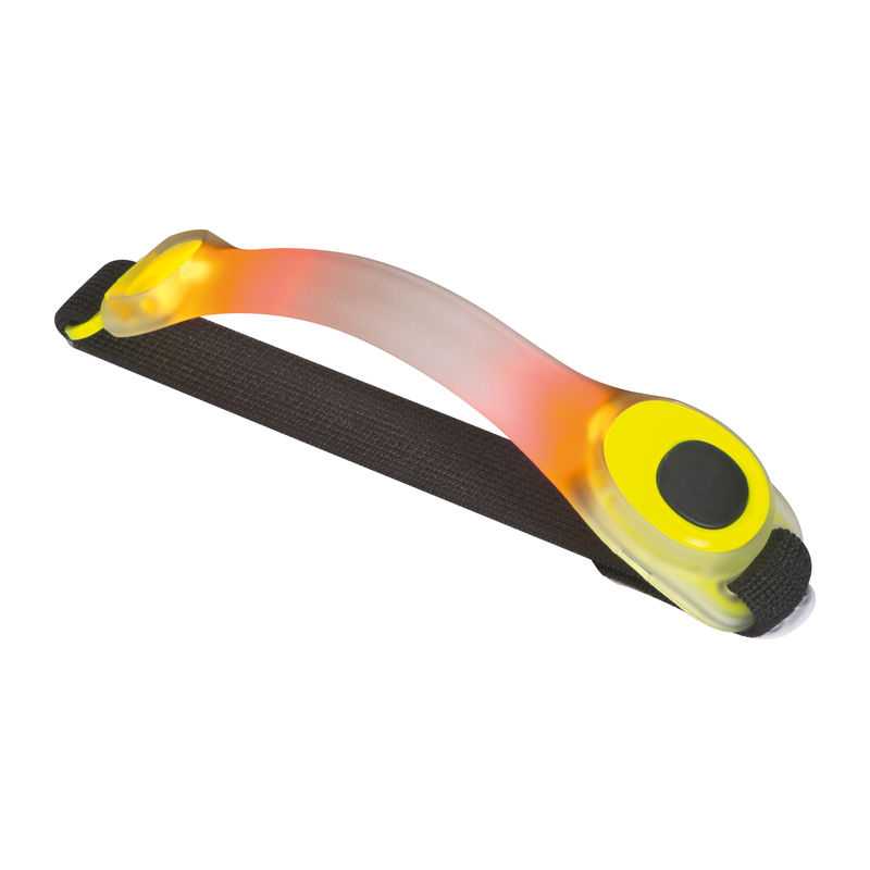 Bezpečnostný LED náramok > žltá