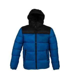 Pánska bunda (SIBERIA MAN by JR) > čierna / modrá (royal) > S