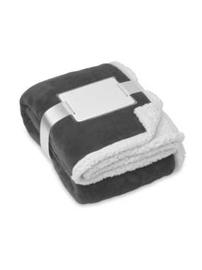 Fleecová deka > šedá (120X150 CM)