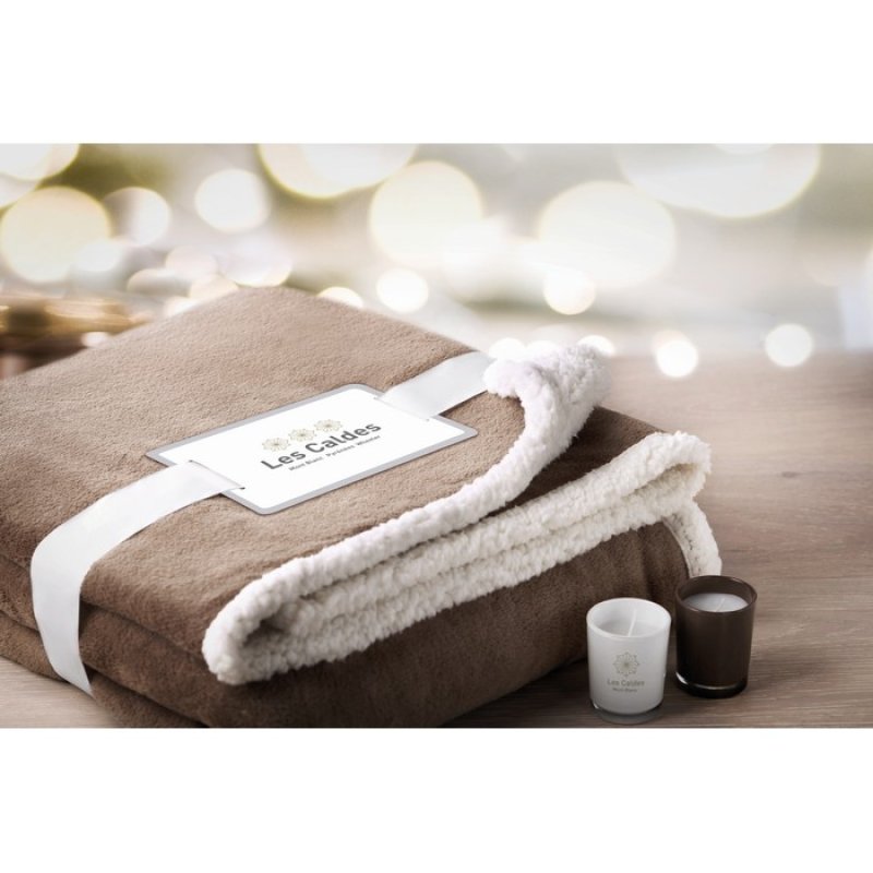 Fleecová deka > hnedá(khaki) (120X150 CM)