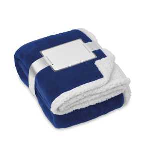 Fleecová deka > modrá (120X150 CM)