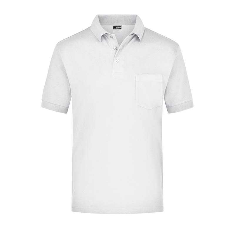 Pánska polokošeľa (JN Polo Piqué Pocket) > biela > S