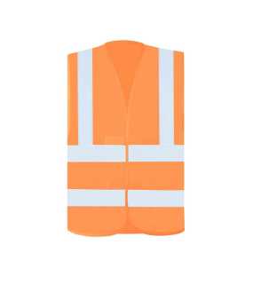 Unisex vesta(Korntex SAFETY/FUNCTIONAL VEST- FOUR REFLECTIVE STRIPES)>oranžová>XL