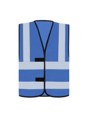 Unisex vesta(Korntex SAFETY/FUNCTIONAL VEST- FOUR REFLECTIVE STRIPES)>modrá(royal)>M