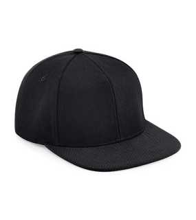 6 panelová-unisex šiltovka(BF Original Flat Peak 6 Panel Snapback Cap)>čierna/čierna