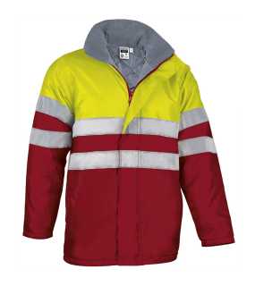 Pánska bunda (TRAFFIC) > žltá (neon) / červená (lotto) > XL