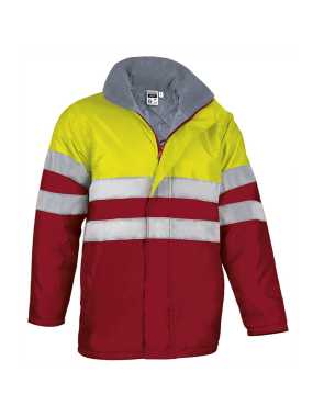 Pánska bunda (TRAFFIC) > žltá (neon) / červená (lotto) > XL
