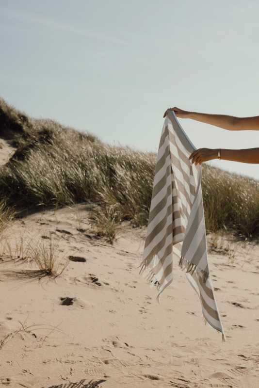 Hamam osuška VINGA Ornos z GRS > béžová