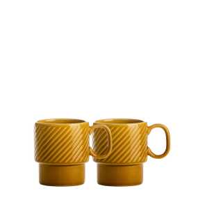 Hrnček 2ks (SAGAFORM) > žltá